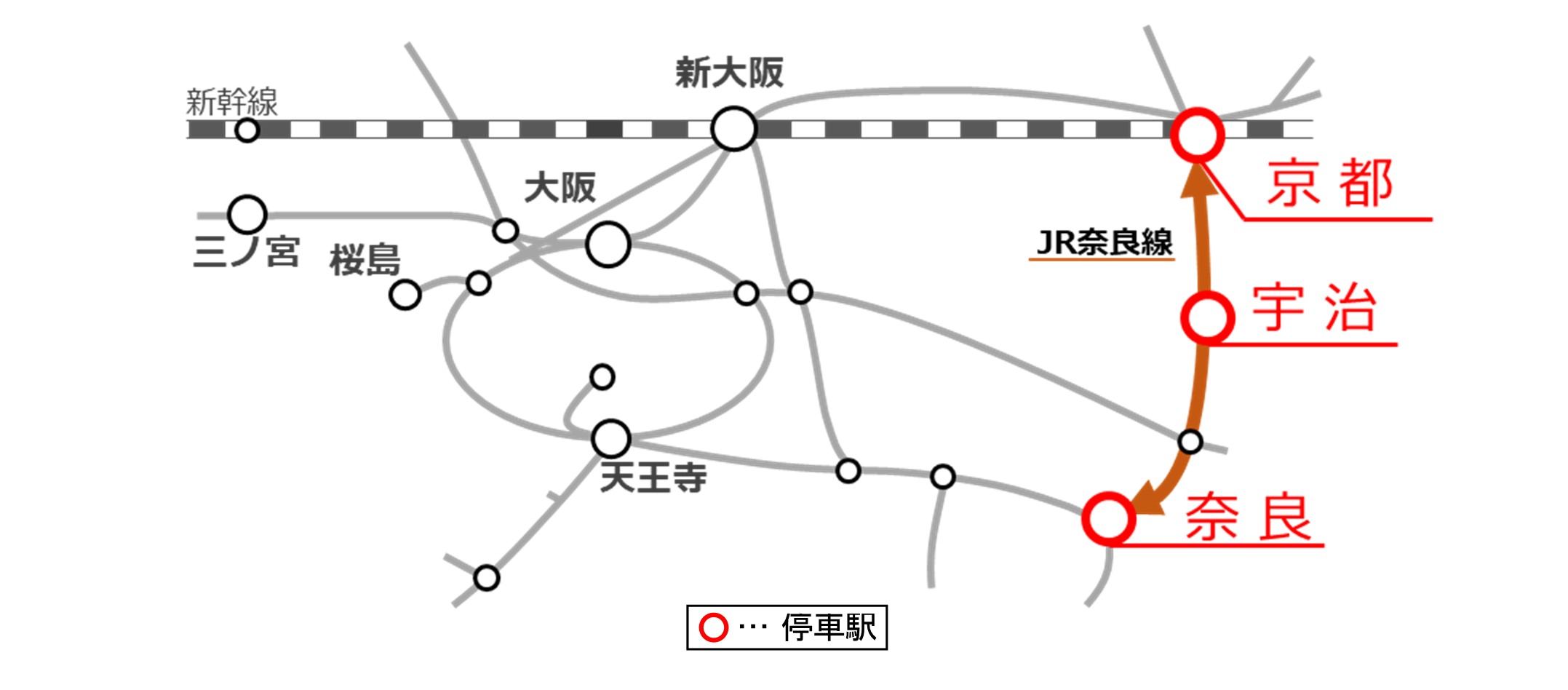特急いにしえ683系走行線区