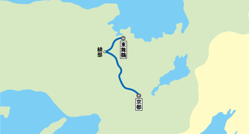 特急まいづる289系走行線区