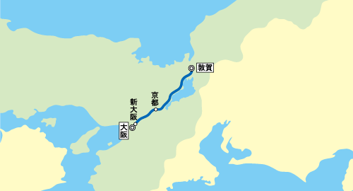特急サンダーバード683系走行線区
