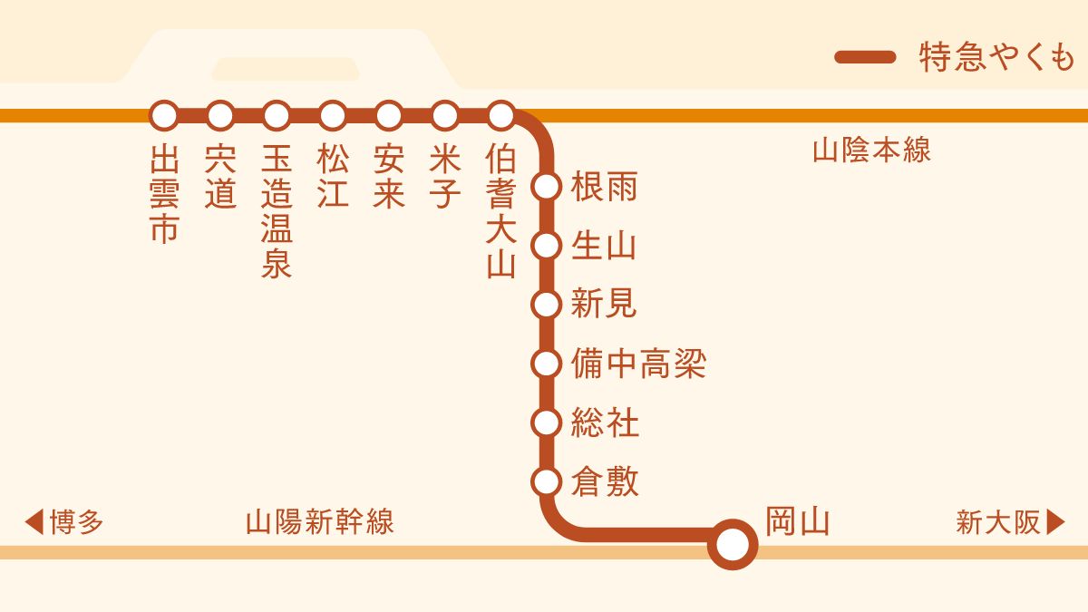 特急やくも